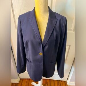 Talbots Classic Blue Blazer